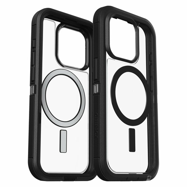 Otterbox Defender Pro Xt Clear Magsafe Case For Apple Iphone 15 Pro , Dark Side 77-93271